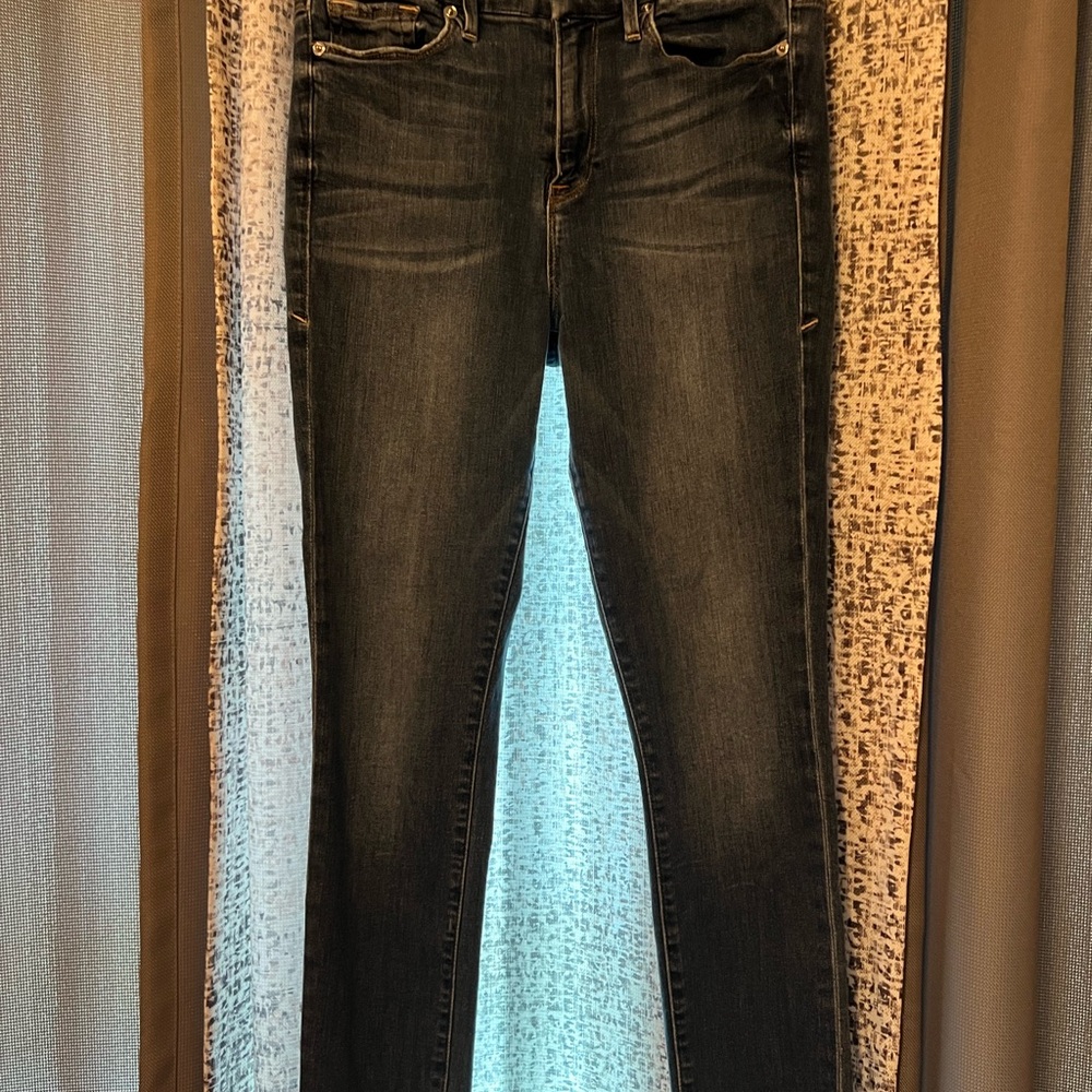 Good American Dark Wash Skinny Jeans